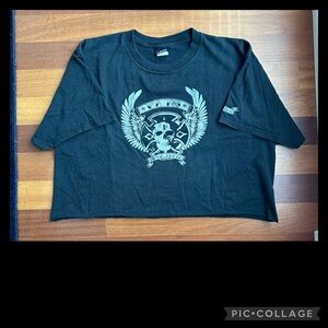 Vintage cropped Vans tee L/XL